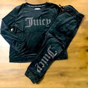NEW Juicy Couture Velour Pajama Set